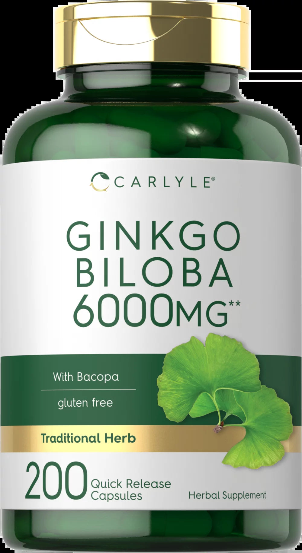 Ginkgo Biloba Capsules - 6000Mg